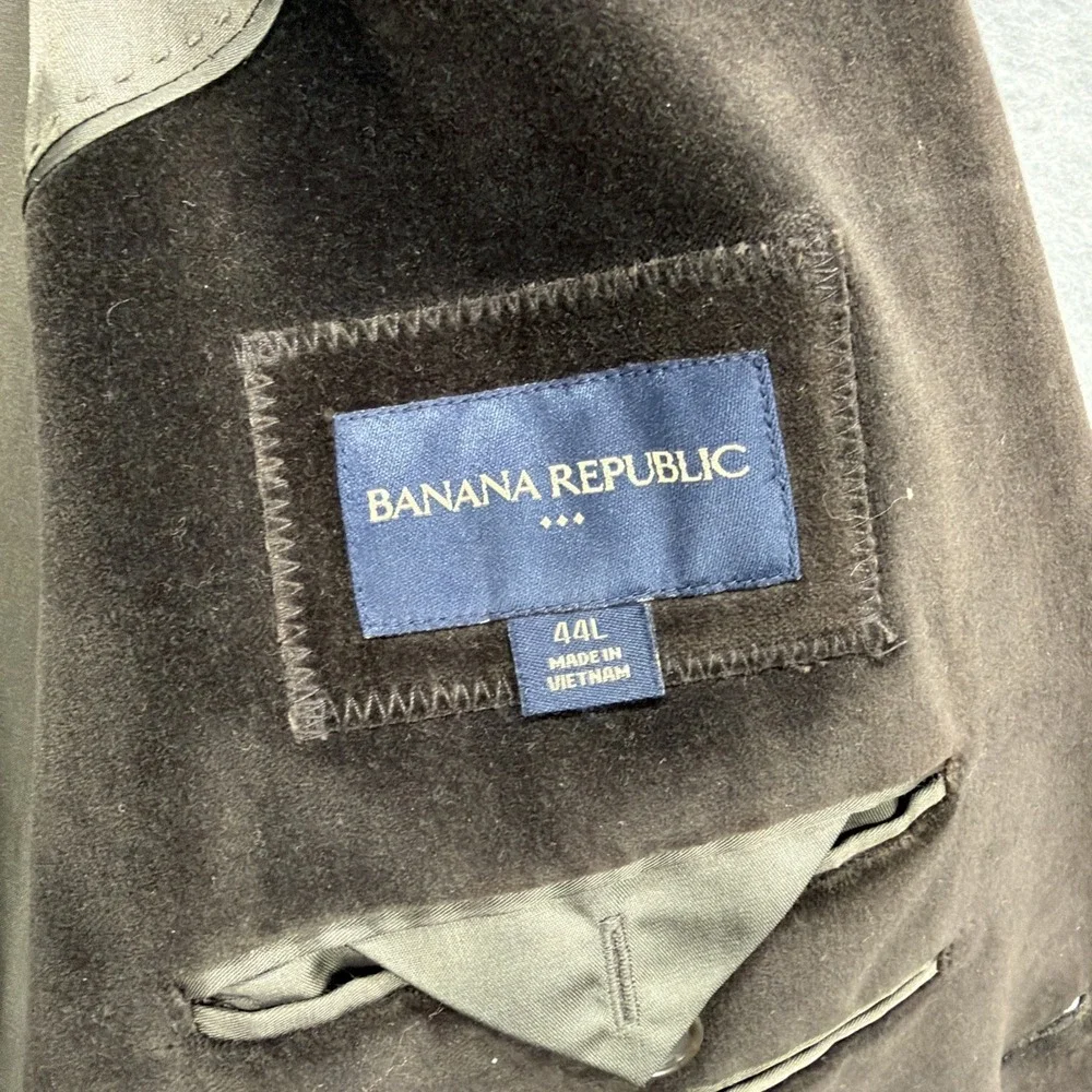 Banana Republic Men's Dark Brown Velvet Blazer